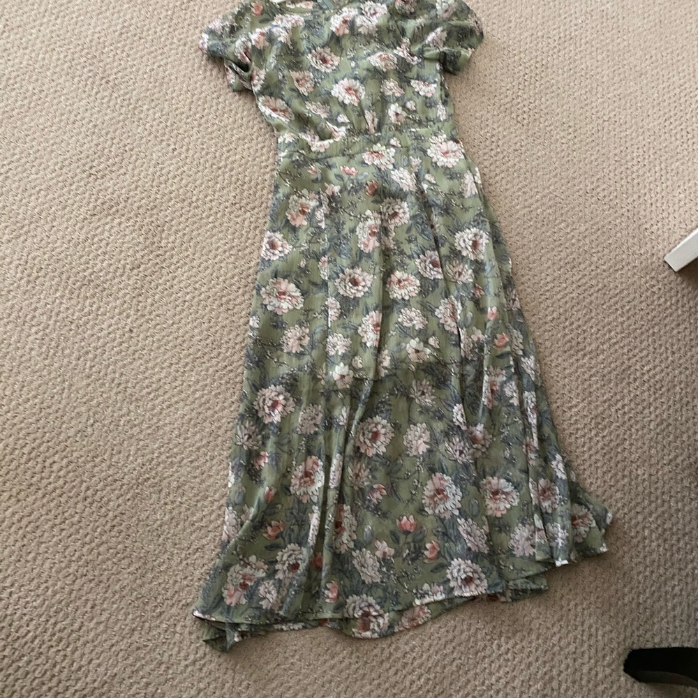 Chiffon lines dress